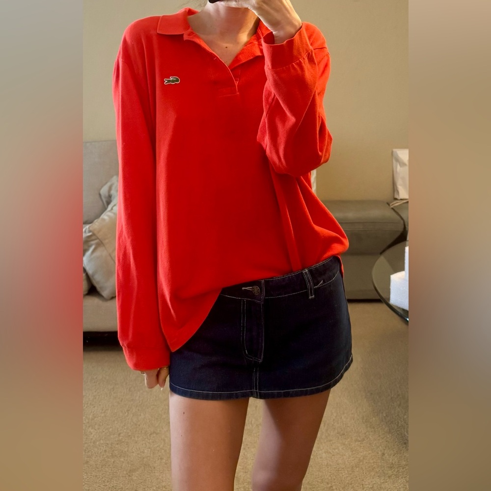 Vintage Lacoste long sleeve polo